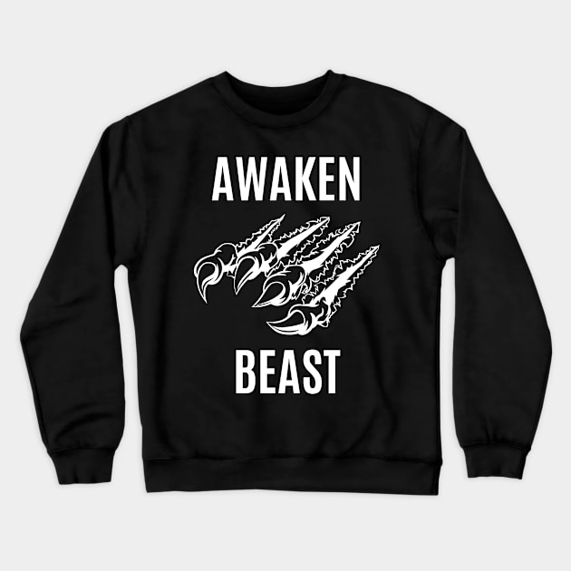 Awaken BEAST ! Crewneck Sweatshirt by RIVEofficial